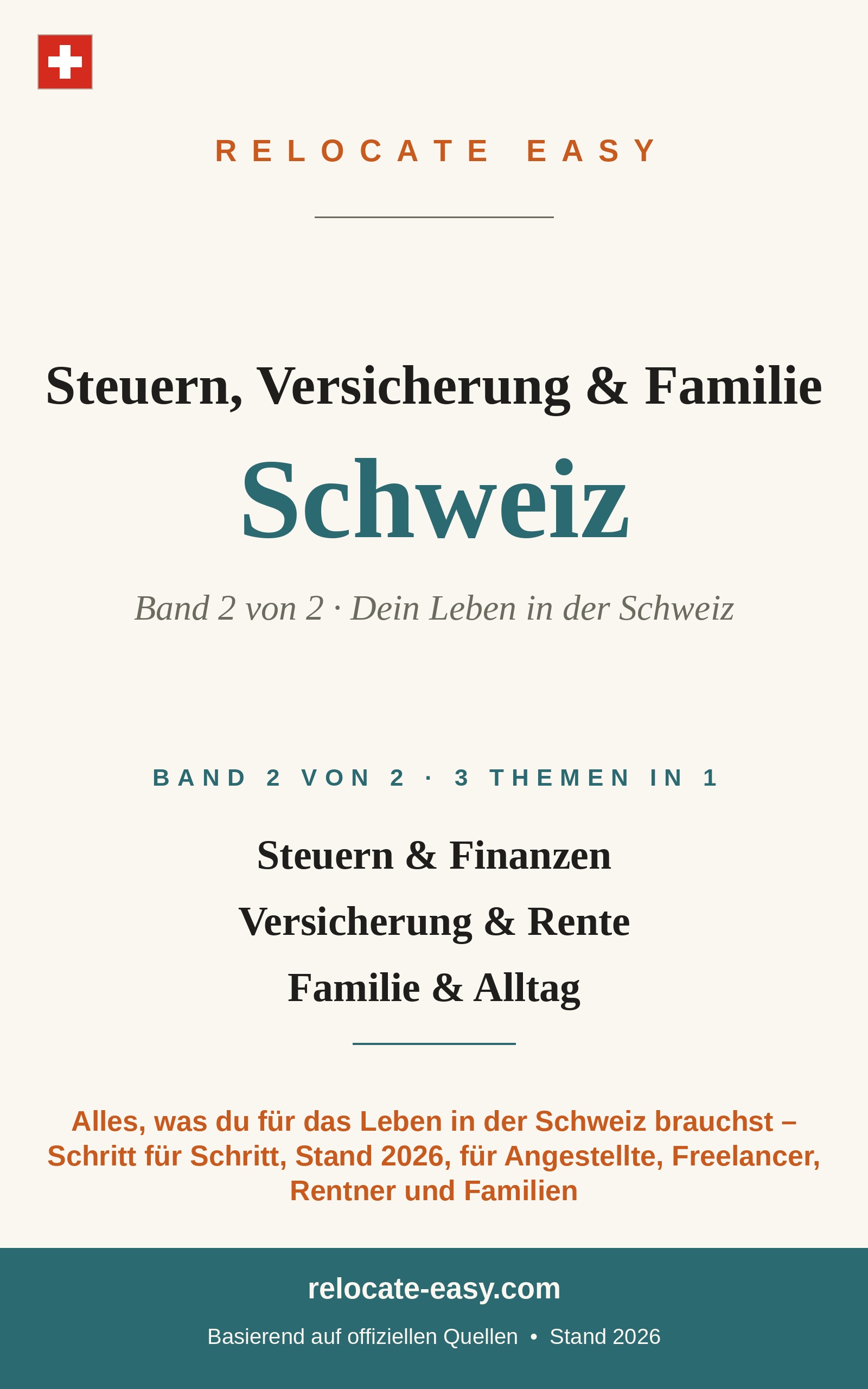 Steuern, Versicherung & Familie Schweiz – eBook