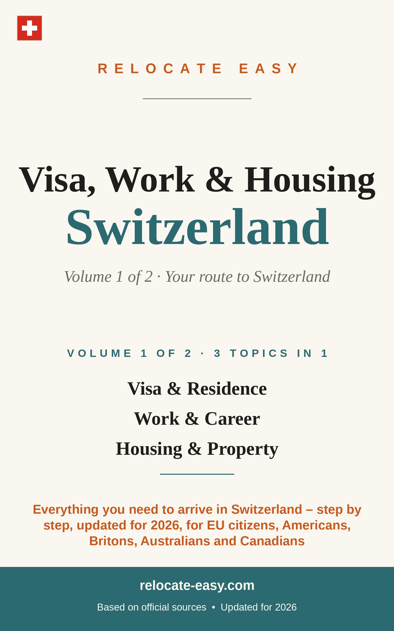 Visa, Work & Housing Switzerland – eBook