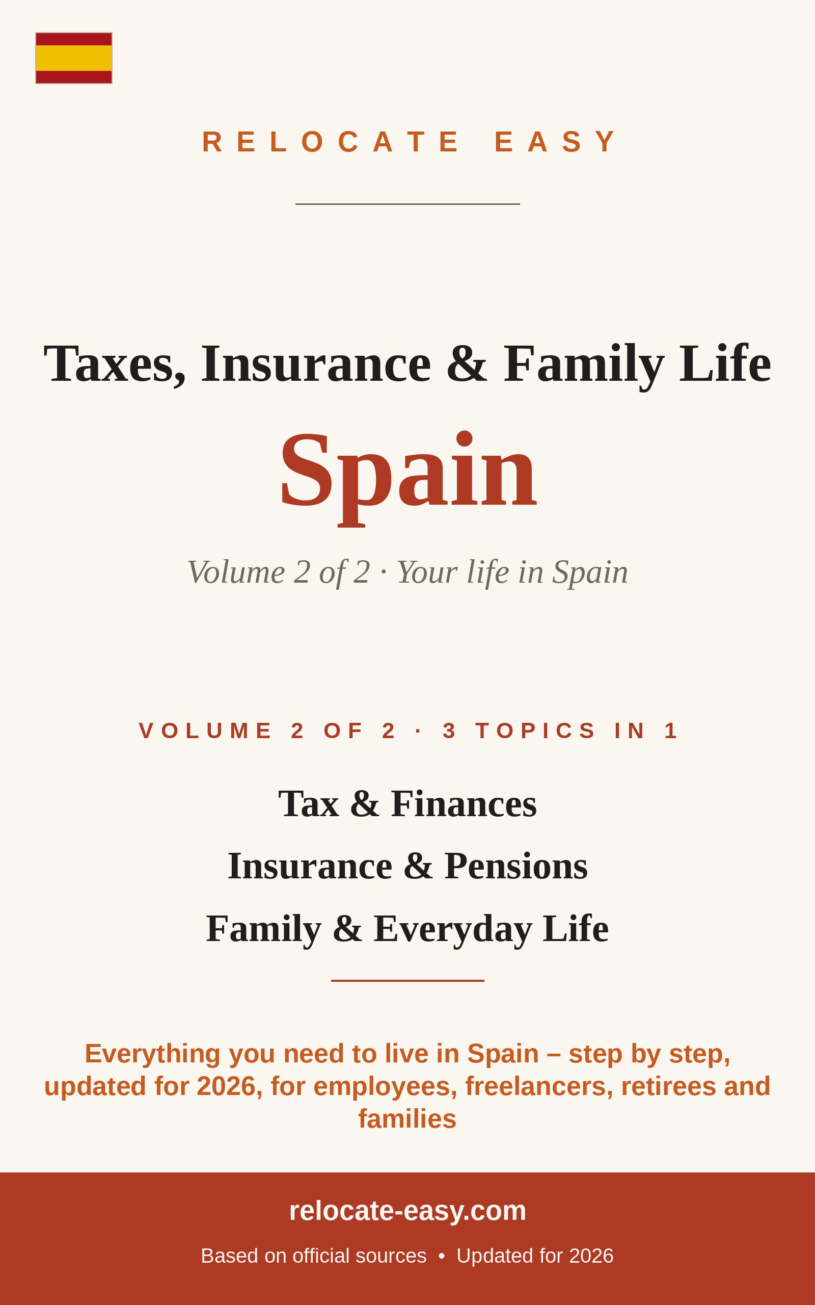 Taxes, Insurance & Family Life Spain – eBook