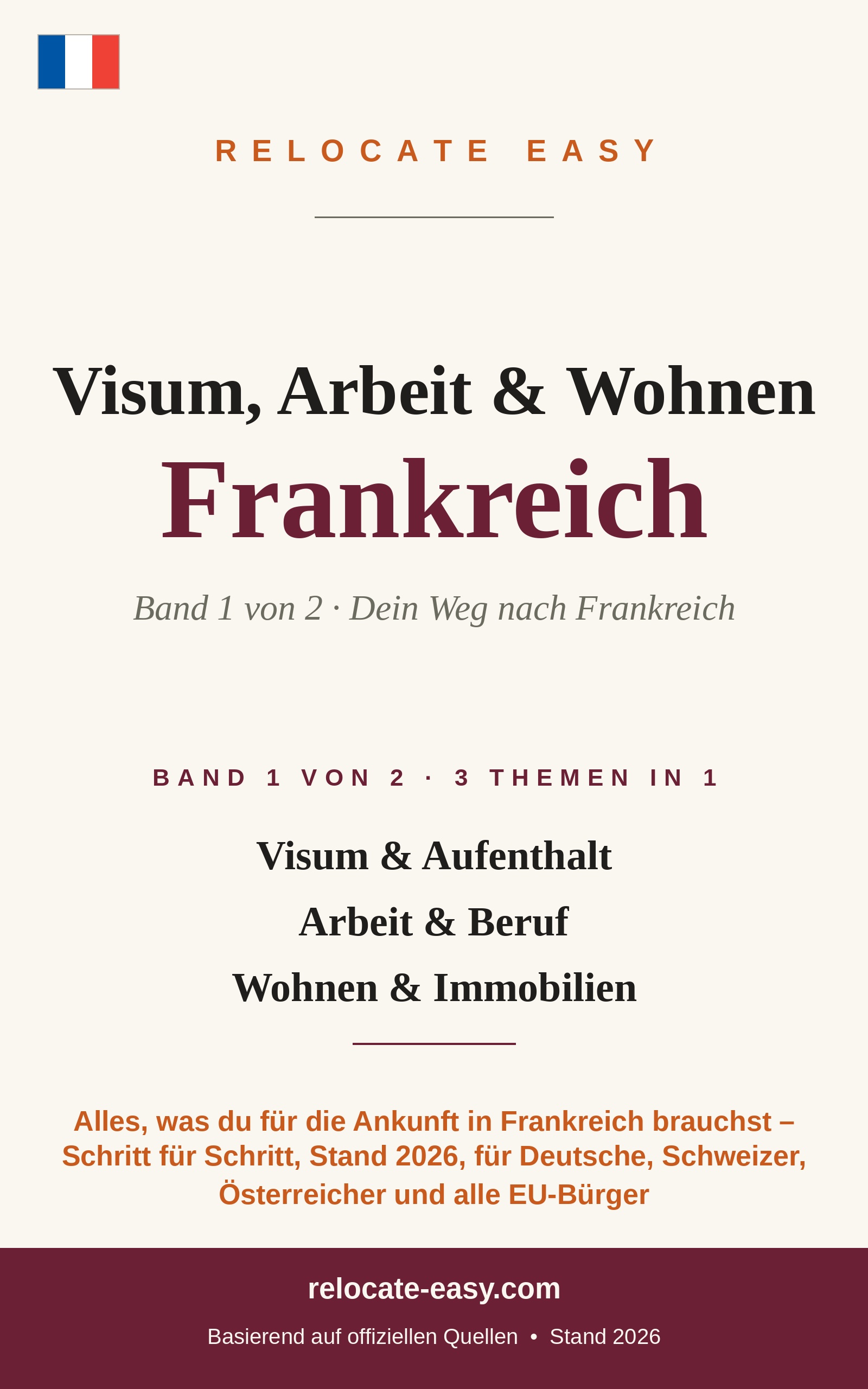 Visum, Arbeit & Wohnen Frankreich – eBook