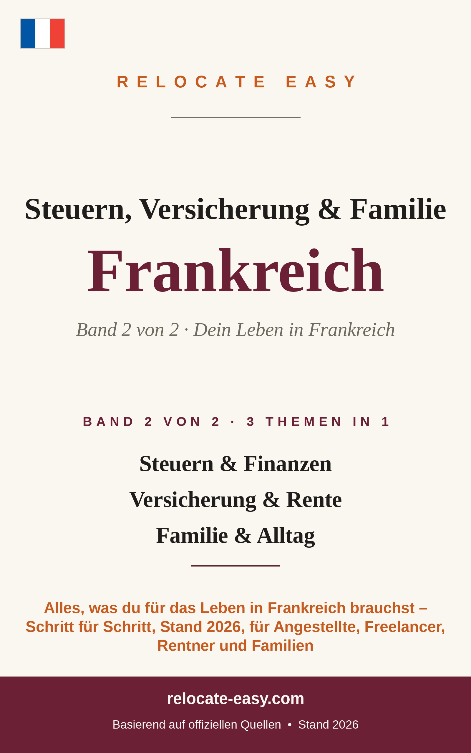Steuern, Versicherung & Familie Frankreich – eBook