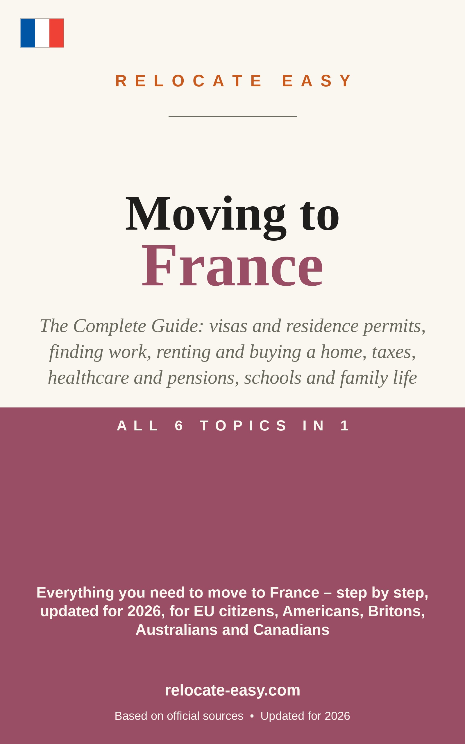 Moving to France – The Complete Guide – eBook