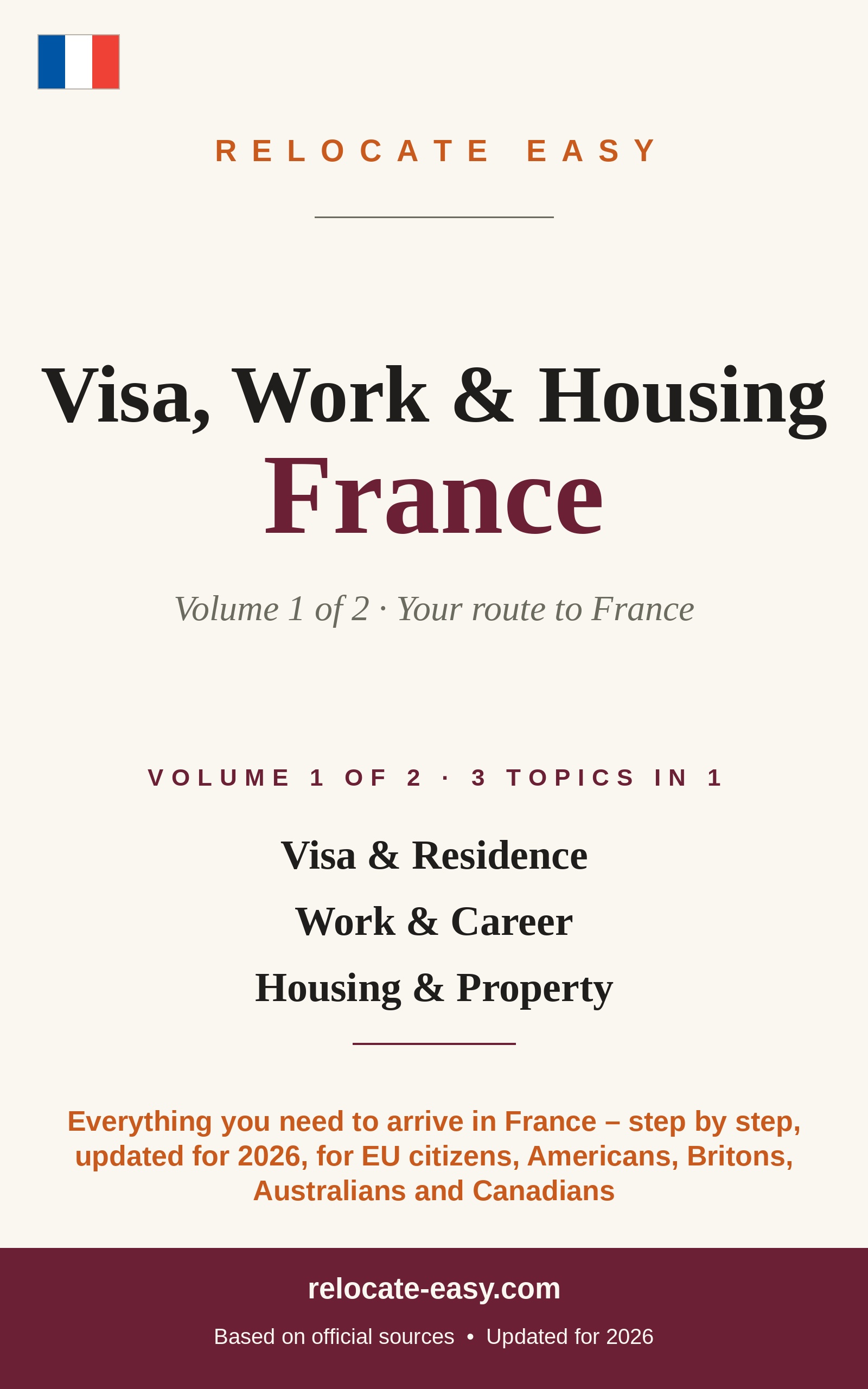 Visa, Work & Housing France – eBook