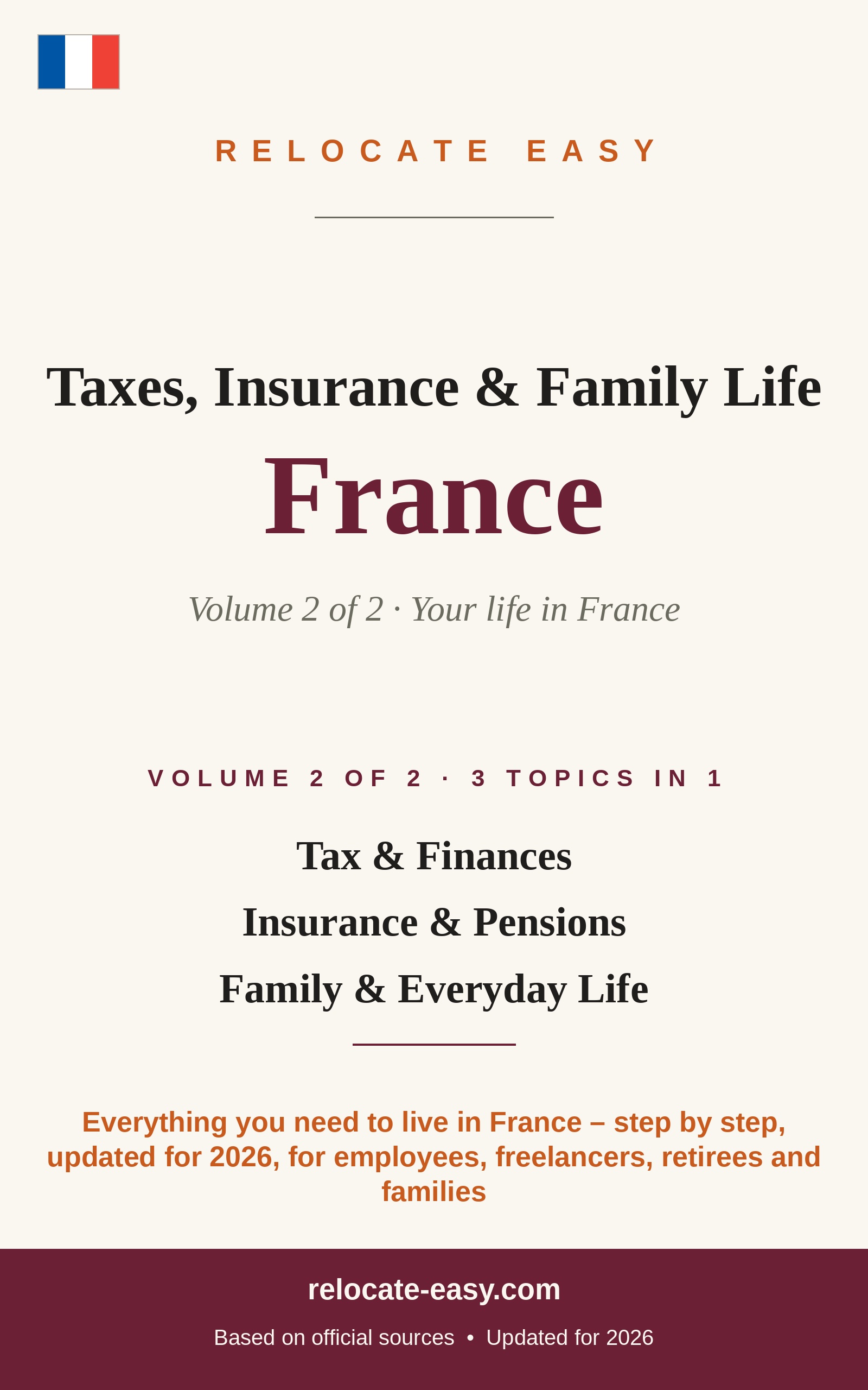 Taxes, Insurance & Family Life France – eBook